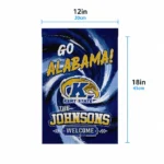 Kent State Golden Flashes Garden Flag Custom Swirl Vortex Navy Blue Best Selling