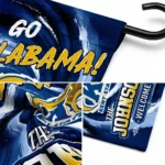 Kent State Golden Flashes Garden Flag Custom Swirl Vortex Navy Blue Best Selling