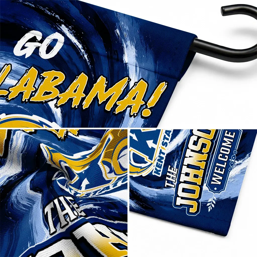 Kent State Golden Flashes Garden Flag Custom Swirl Vortex Navy Blue Latest Model Kent State Golden Flashes Garden Flag Custom Swirl Vortex Navy Blue Latest Model