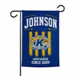 Kent State Golden Flashes Garden Flag Customized Distressed Stripes Navy Blue Best Selling