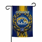 Kent State Golden Flashes Garden Flag Customized Laurel Wreath Navy Blue Best Selling