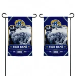 Kent State Golden Flashes Garden Flag Customized Photo Frame Navy Blue Best Selling