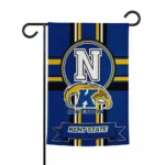 Kent State Golden Flashes Garden Flag Personalized Circle Medallion Navy Blue Best Selling
