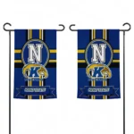Kent State Golden Flashes Garden Flag Personalized Circle Medallion Navy Blue Best Selling
