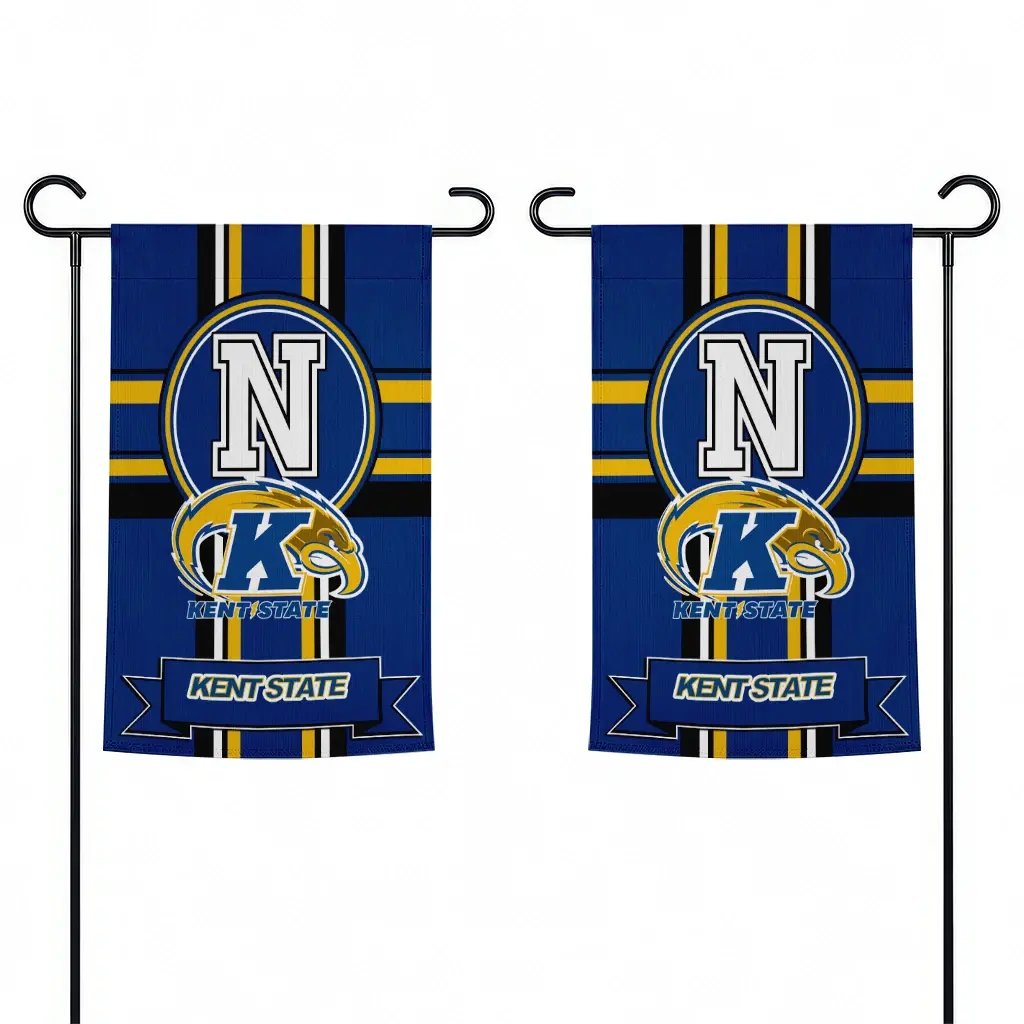 Kent State Golden Flashes Garden Flag Personalized Circle Medallion Navy Blue Fashion Forward Kent State Golden Flashes Garden Flag Personalized Circle Medallion Navy Blue Fashion Forward