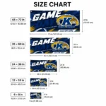 Kent State Golden Flashes House Flag Custom Action Streaks Navy Blue Best Selling