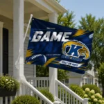 Kent State Golden Flashes House Flag Custom Action Streaks Navy Blue Best Selling