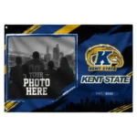 Kent State Golden Flashes House Flag Customized Framed Photo Navy Blue Black Best Selling