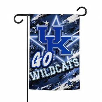 Kentucky Wildcats Garden Flag Custom Glowing Star Blue Best Selling