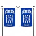 Kentucky Wildcats Garden Flag Customized Distressed Stripes Blue Best Selling