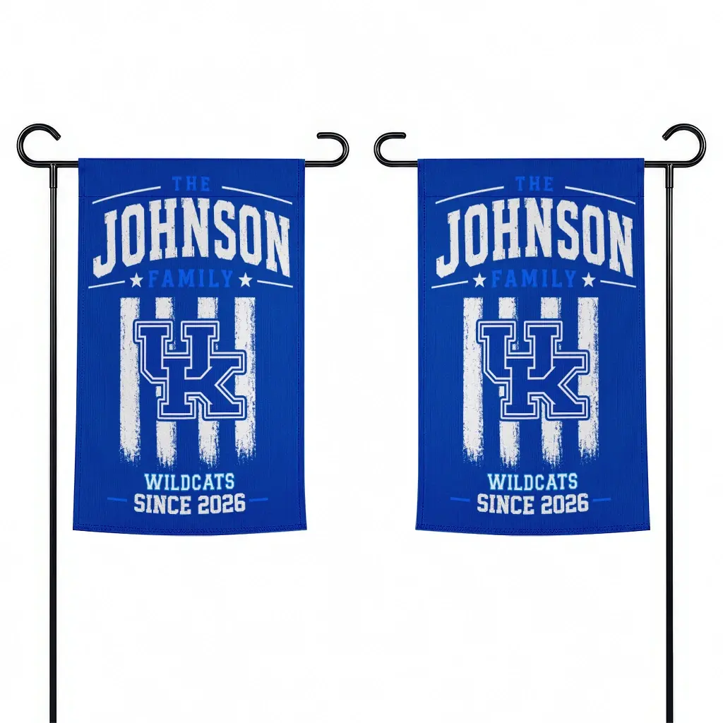 Kentucky Wildcats Garden Flag Customized Distressed Stripes Blue Fashion Forward Kentucky Wildcats Garden Flag Customized Distressed Stripes Blue Fashion Forward