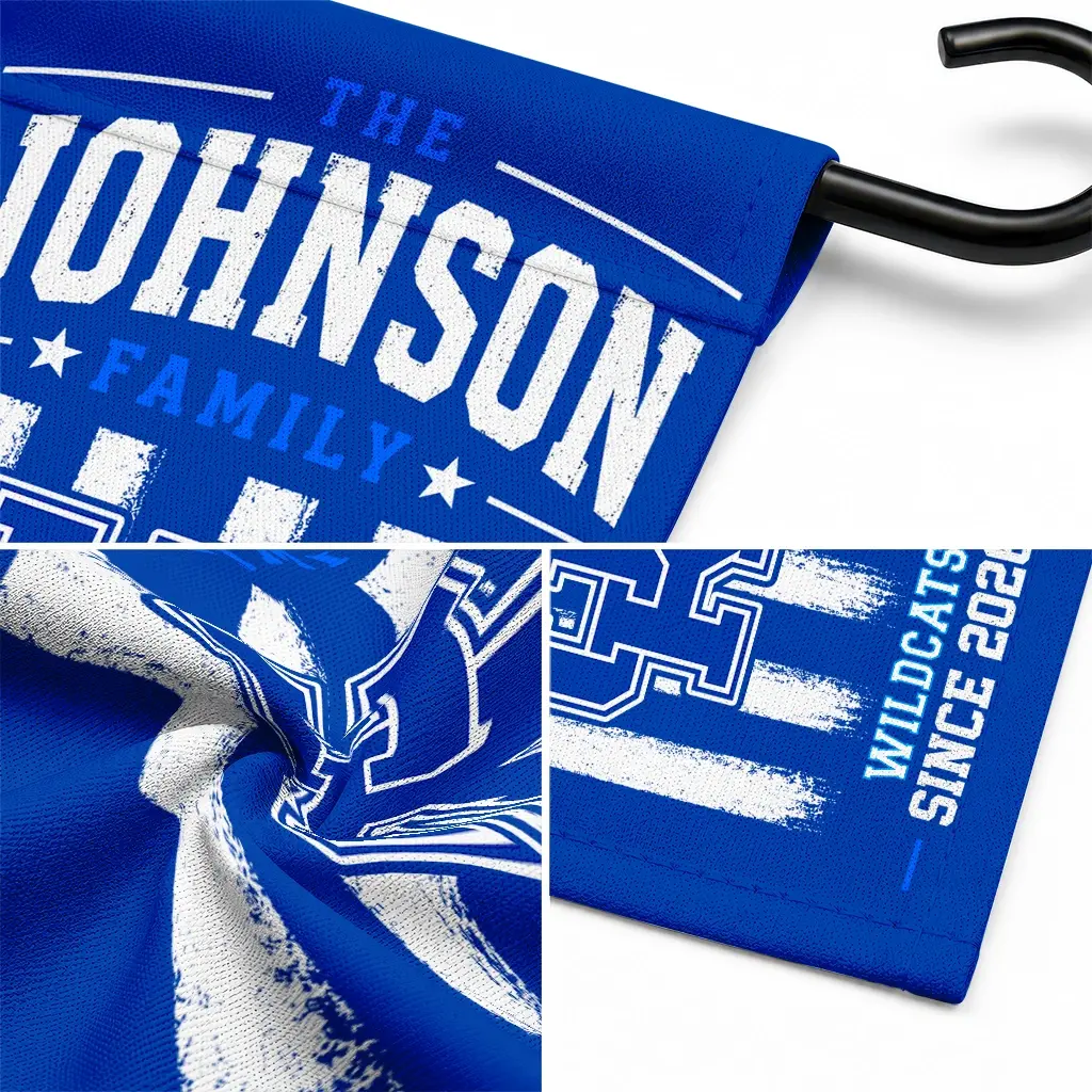 Kentucky Wildcats Garden Flag Customized Distressed Stripes Blue Latest Model Kentucky Wildcats Garden Flag Customized Distressed Stripes Blue Latest Model