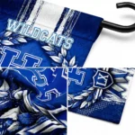 Kentucky Wildcats Garden Flag Customized Laurel Wreath Blue Best Selling