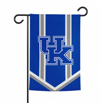 Kentucky Wildcats Garden Flag Personalized Chevron Stripes Blue Best Selling