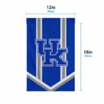 Kentucky Wildcats Garden Flag Personalized Chevron Stripes Blue Best Selling