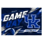 Kentucky Wildcats House Flag Custom Action Streaks Blue Best Selling