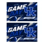 Kentucky Wildcats House Flag Custom Action Streaks Blue Best Selling