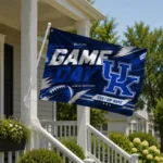 Kentucky Wildcats House Flag Custom Action Streaks Blue Best Selling