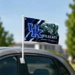 Kentucky Wildcats House Flag Custom Diagonal Stripes Blue Best Selling