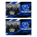 Kentucky Wildcats House Flag Customized Framed Photo Blue Black Best Selling