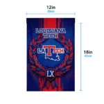 La Tech Garden Flag Custom Laurel Wreath Blue Best Selling