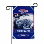 La Tech Garden Flag Custom Photo Frame Blue Best Selling
