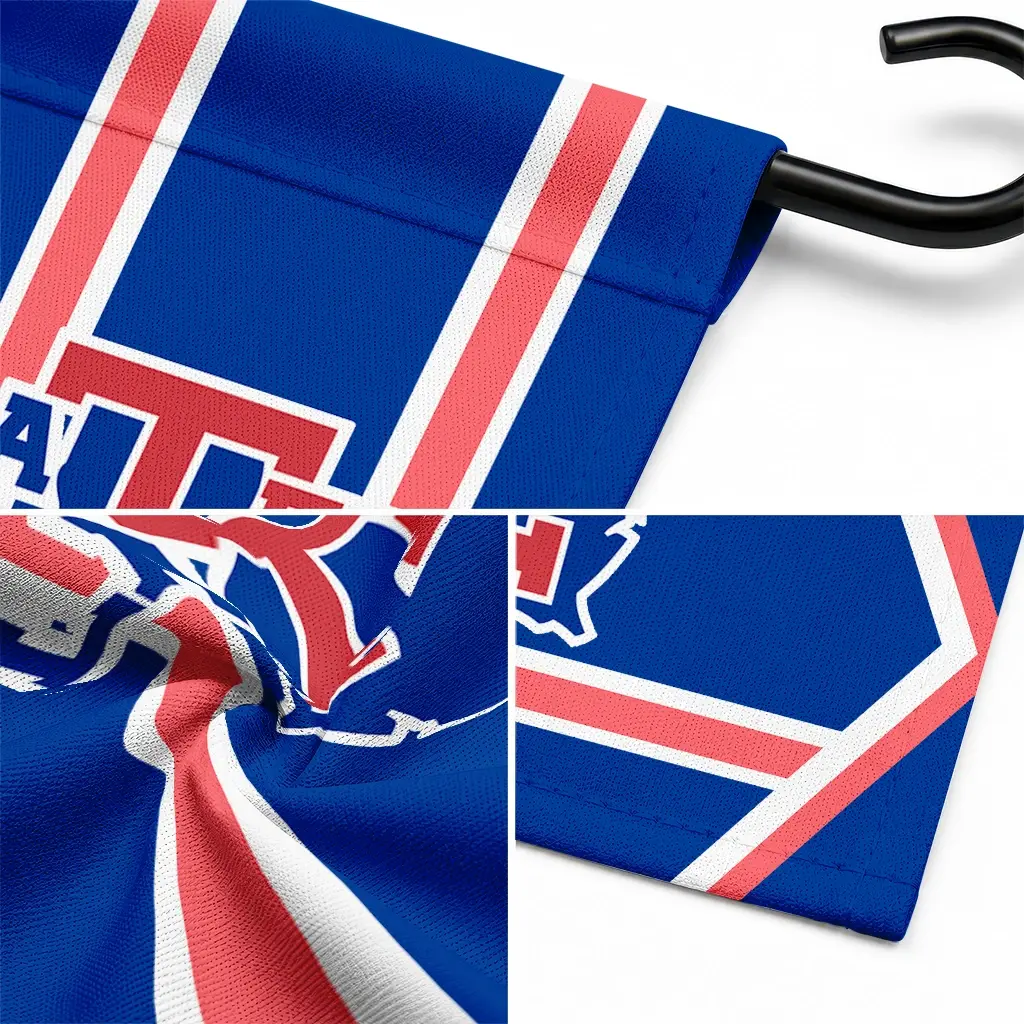 La Tech Garden Flag Customized Chevron Stripes Blue Latest Model La Tech Garden Flag Customized Chevron Stripes Blue Latest Model