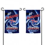 La Tech Garden Flag Personalized Swirl Vortex Blue Best Selling