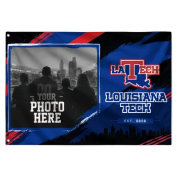 La Tech House Flag Custom Framed Photo Blue Black Best Selling