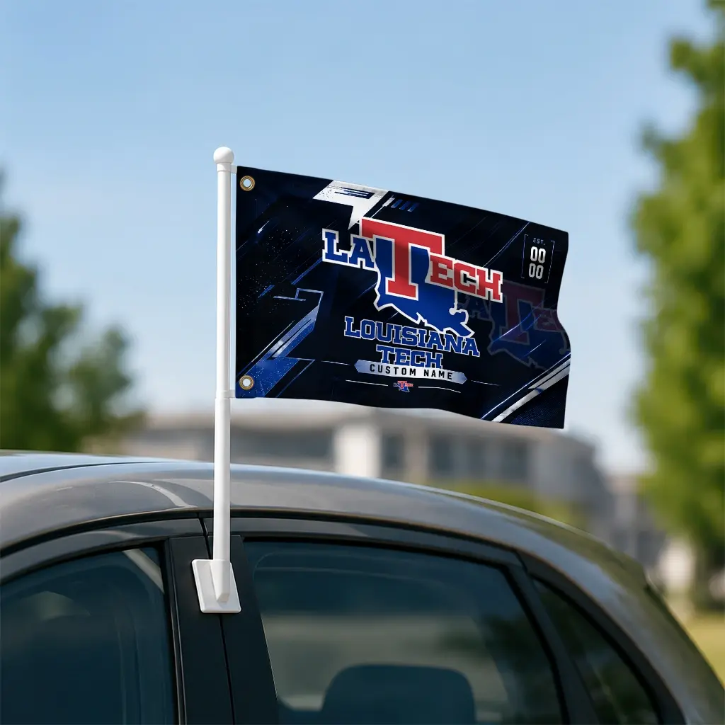 La Tech House Flag Custom Speed Slashes Blue Latest Model La Tech House Flag Custom Speed Slashes Blue Latest Model