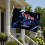 La Tech House Flag Custom Speed Slashes Blue Best Selling