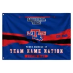 La Tech House Flag Customized Brushed Streaks Blue Best Selling