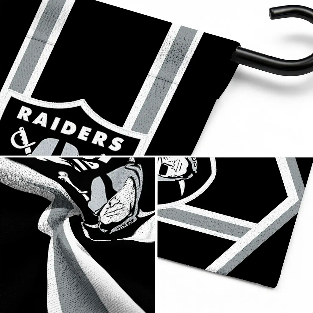 Las Vegas Raiders Garden Flag Custom Chevron Stripes Black Latest Model Las Vegas Raiders Garden Flag Custom Chevron Stripes Black Latest Model