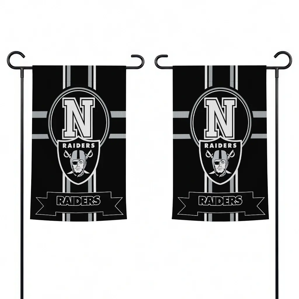 Las Vegas Raiders Garden Flag Custom Circle Medallion Black Fashion Forward Las Vegas Raiders Garden Flag Custom Circle Medallion Black Fashion Forward