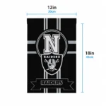 Las Vegas Raiders Garden Flag Custom Circle Medallion Black Best Selling