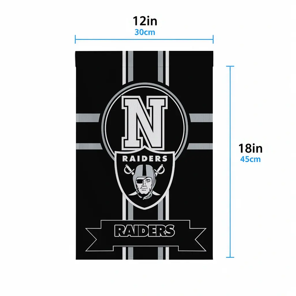 Las Vegas Raiders Garden Flag Custom Circle Medallion Black High Quality Las Vegas Raiders Garden Flag Custom Circle Medallion Black High Quality