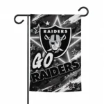 Las Vegas Raiders Garden Flag Customized Glowing Star Black Best Selling