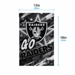 Las Vegas Raiders Garden Flag Customized Glowing Star Black Best Selling