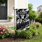 Las Vegas Raiders Garden Flag Customized Glowing Star Black Best Selling