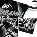 Las Vegas Raiders Garden Flag Customized Swirl Vortex Black Best Selling