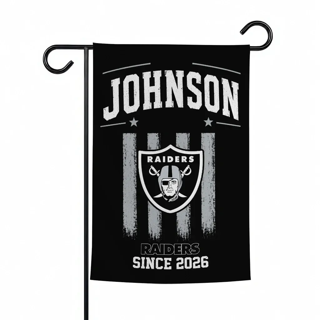 Las Vegas Raiders Garden Flag Personalized Distressed Stripes Black Best Selling Las Vegas Raiders Garden Flag Personalized Distressed Stripes Black Best Selling