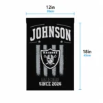 Las Vegas Raiders Garden Flag Personalized Distressed Stripes Black Best Selling
