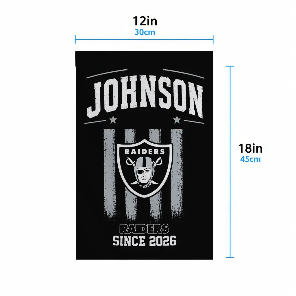 Las Vegas Raiders Garden Flag Personalized Distressed Stripes Black High Quality Las Vegas Raiders Garden Flag Personalized Distressed Stripes Black High Quality