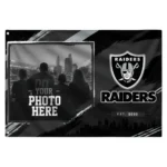 Las Vegas Raiders House Flag Personalized Framed Photo Black Best Selling