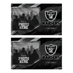 Las Vegas Raiders House Flag Personalized Framed Photo Black Best Selling