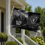 Las Vegas Raiders House Flag Personalized Framed Photo Black Best Selling