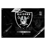 Las Vegas Raiders House Flag Personalized Speed Slashes Black Best Selling