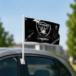 Las Vegas Raiders House Flag Personalized Speed Slashes Black Best Selling