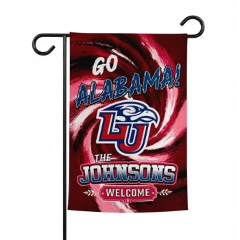 Liberty Flames Garden Flag Personalized Swirl Vortex Red Best Selling
