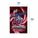 Liberty Flames Garden Flag Personalized Swirl Vortex Red Best Selling